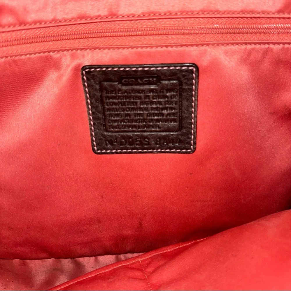 Vintage Coach Chelsea Brown Pebbled Leather Handbag